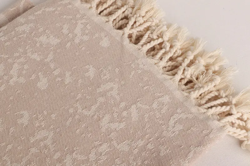 70x40 Cotton Carretta Patterned Towel, Soft and absorbent Turkish towel, Embroidered Towel, Wedding Gift, Housewarming Gift, Wedding For Favor - 6