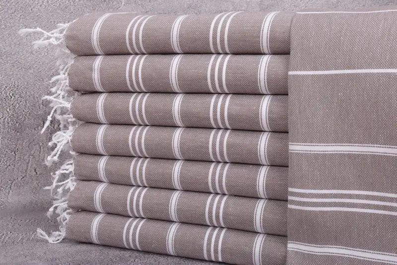 Personalized Kitchen Towel, Turkish Tea Towel, Wedding Gift Kitchen Towel, Bachelor Gift, Gift For Him, 40x24 Cotton Striped Towel, Bathroom Towels - 1