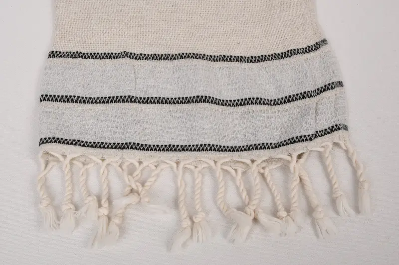 Türkischer Handtuch, Hochzeitstagsgeschenk, Geschenke für ihn, Brautpartygeschenke, Küchentuch, türkisches Geschirrtuch, 40x20 Leinen gestreiftes Handtuch - 3