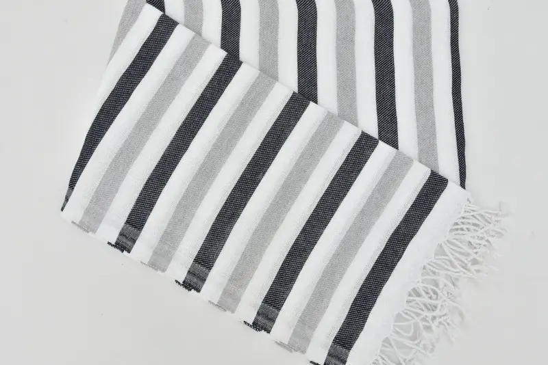 Spa Towel, Employee Gifts, Bachelorette Party Gift, Turkish Towel Set, Bath towel, Quick-dry peshtemal, 70x40 Cotton Striped Towel, Organic Towel - 2