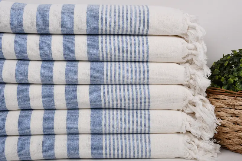 Turkish towel, Welcome Wedding Gift, Personalized Turkish Towel, Pool Towels, Travel Towel, 68x40 Cotton Striped Terry Towel, Custom Towel - 2