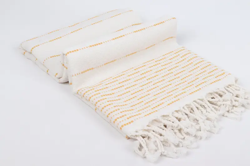 Sand-free towel, Custom Bath Towel, Wedding Day Gift For Bride, Turkish Towel USA, Travel towel, Travel Towel, 70x38 Cotton Striped Design Towel - 6