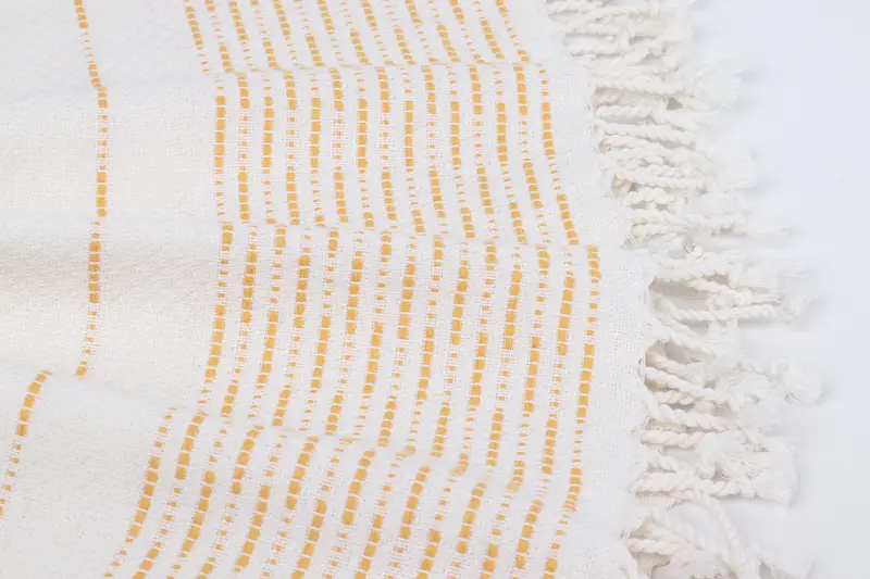 Sand-free towel, Custom Bath Towel, Wedding Day Gift For Bride, Turkish Towel USA, Travel towel, Travel Towel, 70x38 Cotton Striped Design Towel - 8