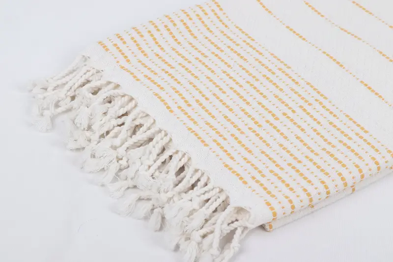Sand-free towel, Custom Bath Towel, Wedding Day Gift For Bride, Turkish Towel USA, Travel towel, Travel Towel, 70x38 Cotton Striped Design Towel - 7