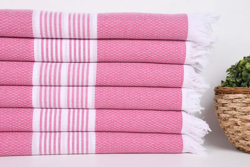 Peshtemal Towel, Personalized Towel, Wedding Favors, 70x40 Cotton Striped Towel, Embroidered Beach Towel, Best Friend Gift Ideas, Personalized Gift - 2