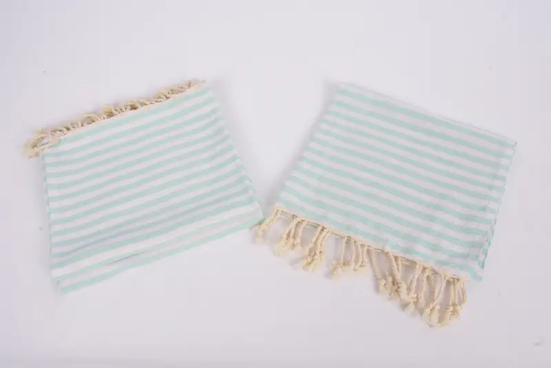 Best Wedding Gift, Gift For The Home, Monogram Hand Towel, Personalized Dish Towel, Bathroom Towels, Gift Towel, 40x18 Cotton Striped Towel - 5