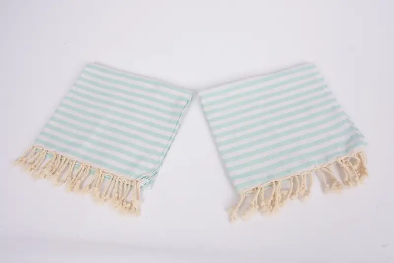 Best Wedding Gift, Gift For The Home, Monogram Hand Towel, Personalized Dish Towel, Bathroom Towels, Gift Towel, 40x18 Cotton Striped Towel - 4