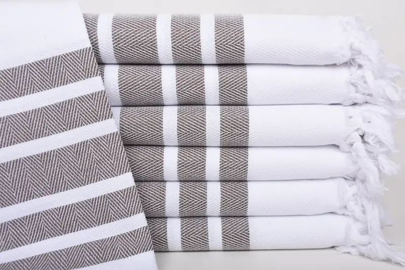Anniversary Gift For Her, Bridesmaid Gift Towel, Travel towel, Gym Towel, Handmade Gift, Handwoven Turkish bath towel, 68x36 Cotton Chevron Towel