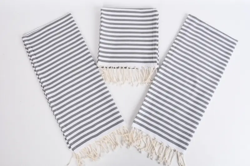40x18 Baumwollstreifentuch, maßgeschneidertes Hochzeitsgeschenk von Brautjungfer, Badezimmertücher, Badezimmer Handtuch, kleine Badetücher, personalisiertes Geschenk - 6