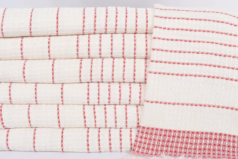 Kitchen Towel, Bridal Party Gifts, 40x20 Cotton Waffle Towel, Xmas Gifts, Personalized Kitchen Towel, Beach Theme Wedding Gift, Custom Hand Towel - 2