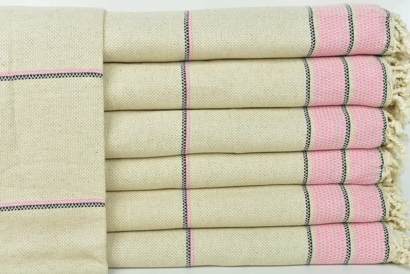 104x96 Cotton Striped Towel, Turkish Beach Blanket, Best Friend Wedding Gift, Couch Blanket, Wedding Favors, Throw Blanket, Custom Blanket - 1