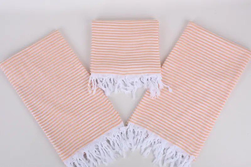 68x36 Cotton Striped Towel, Valentines Day Gift, Handwoven Turkish Towel, Quick-dry peshtemal, Bachelorette Towel, Custom Wedding Gift, Luxury towel - 6