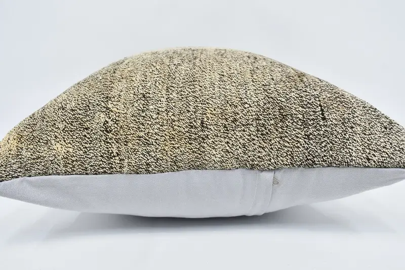 Antika yastıklar, bahçe yastık kapağı, yastık kılıfı, vintage yastık, bohem yastık yastığı kapağı, 24x24 bej yastık, kanepe için yastık - 6