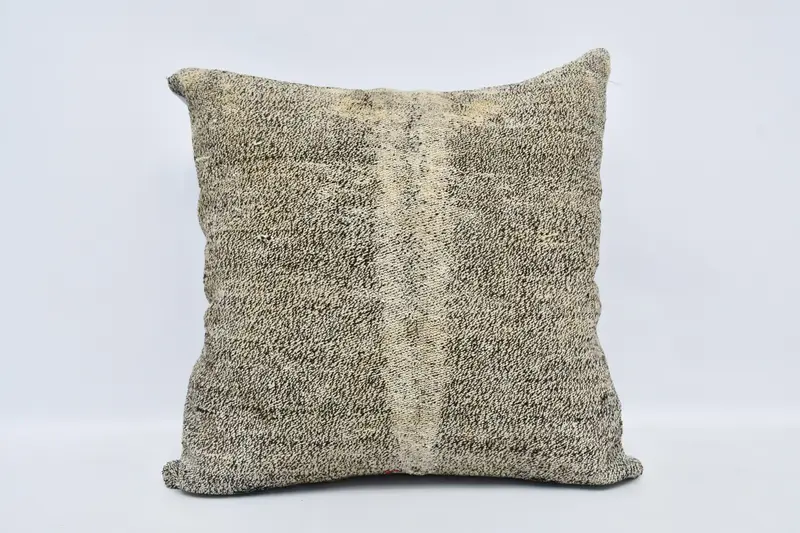 Antika yastıklar, bahçe yastık kapağı, yastık kılıfı, vintage yastık, bohem yastık yastığı kapağı, 24x24 bej yastık, kanepe için yastık - 1