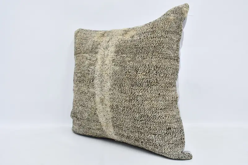 Antika yastıklar, bahçe yastık kapağı, yastık kılıfı, vintage yastık, bohem yastık yastığı kapağı, 24x24 bej yastık, kanepe için yastık - 4
