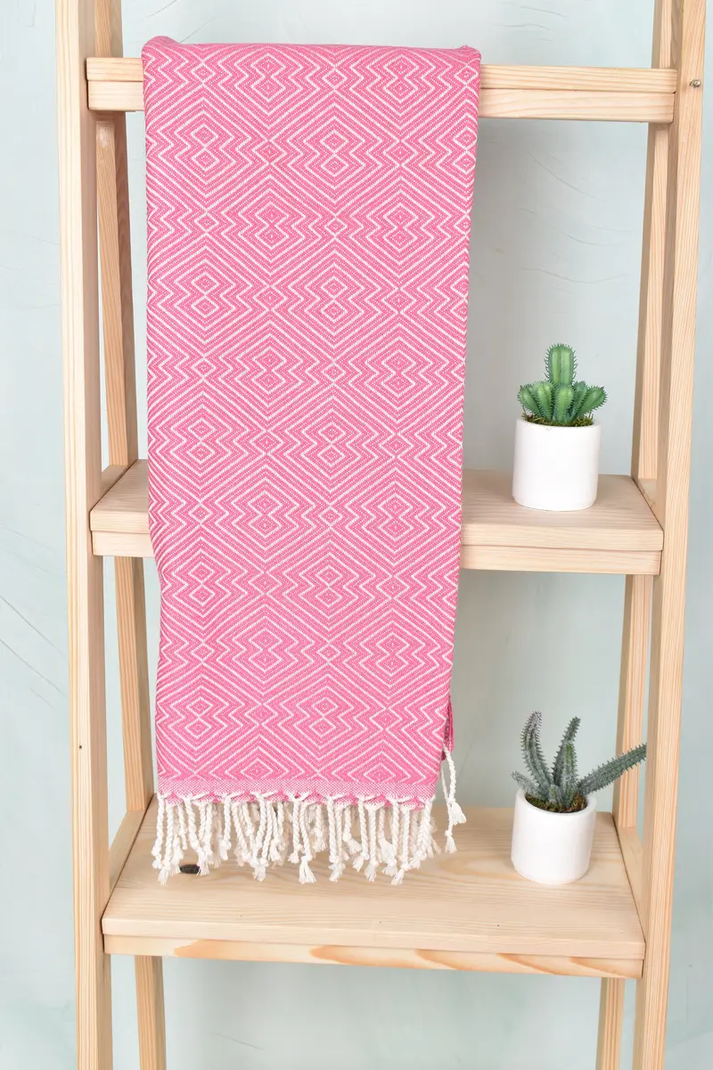 Gift For The Home Decor, Turkish Bath Towel USA, Turkish towel, Beach towel, Personalized Towel, Best Friend Gift Ideas, 76x40 Cotton Diamond Towel - 8