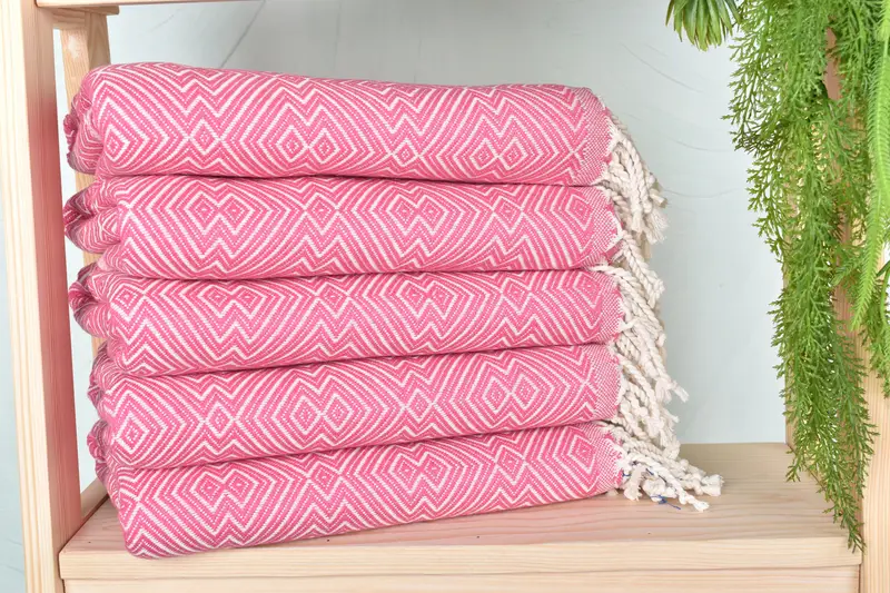 Gift For The Home Decor, Turkish Bath Towel USA, Turkish towel, Beach towel, Personalized Towel, Best Friend Gift Ideas, 76x40 Cotton Diamond Towel - 2
