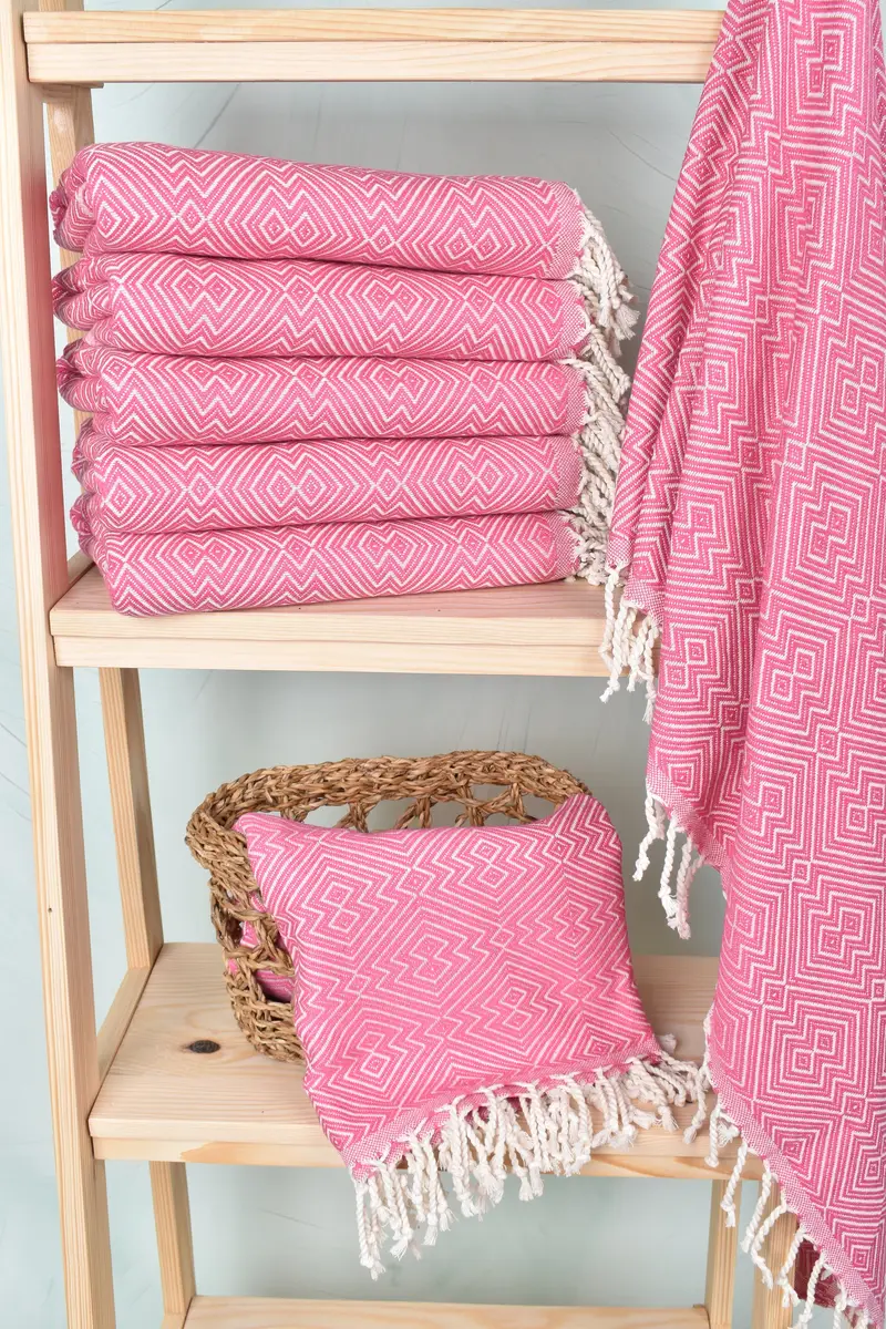 Gift For The Home Decor, Turkish Bath Towel USA, Turkish towel, Beach towel, Personalized Towel, Best Friend Gift Ideas, 76x40 Cotton Diamond Towel - 3