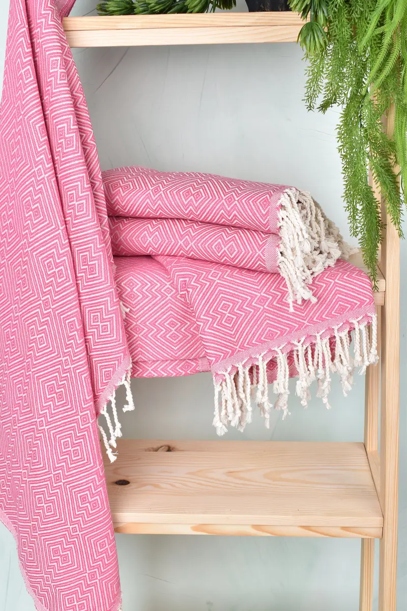 Gift For The Home Decor, Turkish Bath Towel USA, Turkish towel, Beach towel, Personalized Towel, Best Friend Gift Ideas, 76x40 Cotton Diamond Towel - 6