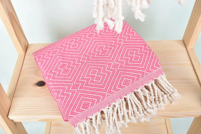 Gift For The Home Decor, Turkish Bath Towel USA, Turkish towel, Beach towel, Personalized Towel, Best Friend Gift Ideas, 76x40 Cotton Diamond Towel - 5