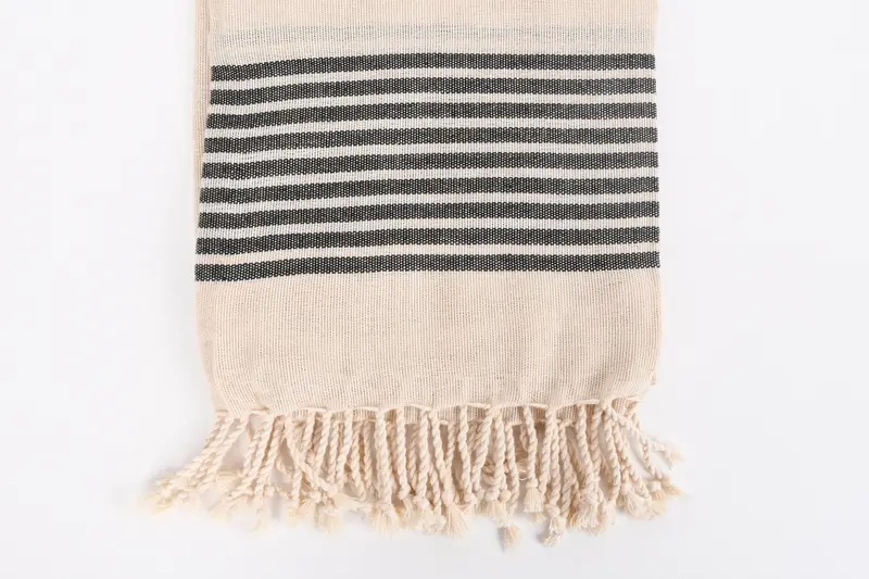 Personalized Turkish Beach Towel, Bachelorette Party Favors, Turkish hand towel, 70x38 Linen Striped Towel, Halloween Gifts, Turkish towel - 3