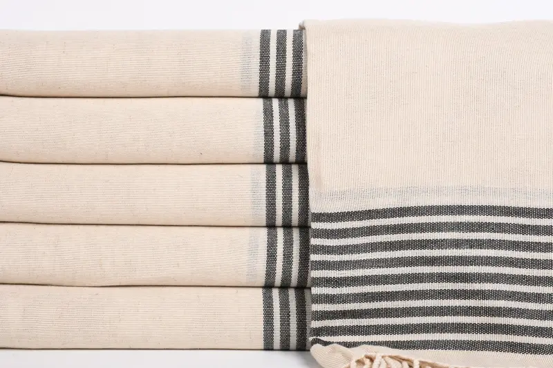 Personalized Turkish Beach Towel, Bachelorette Party Favors, Turkish hand towel, 70x38 Linen Striped Towel, Halloween Gifts, Turkish towel - 1