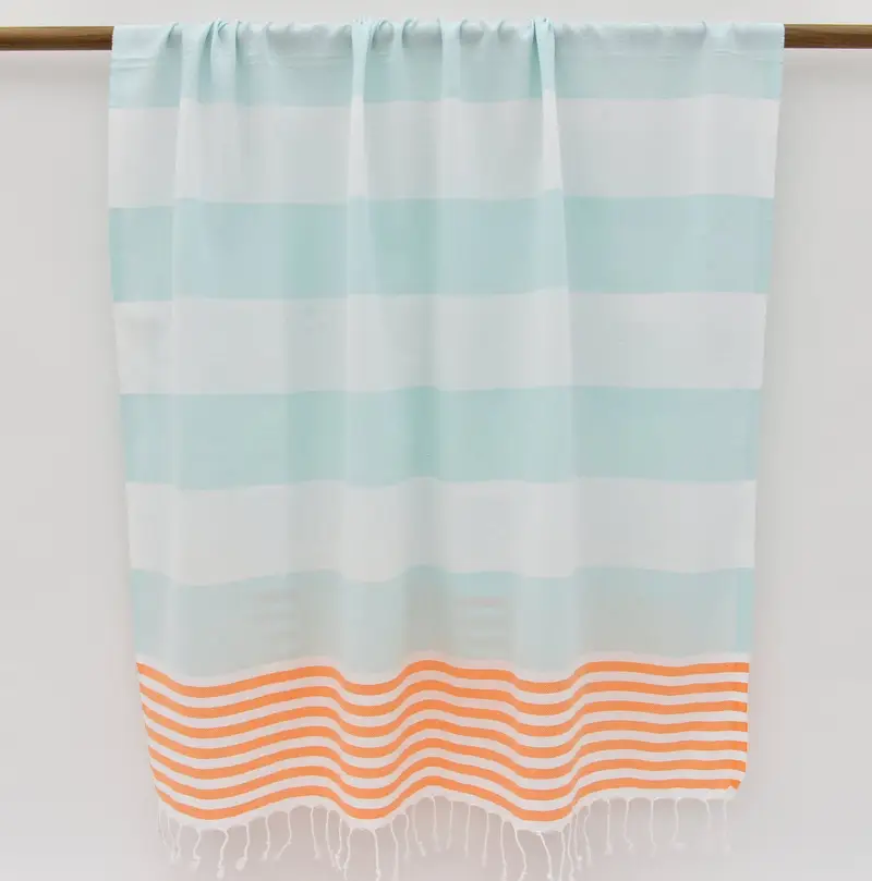 70x40 Cotton Striped Towel, Turkish beach towel, Lightweight Turkish towel, Bachelorette Party Decorations, Bachelorette Party Favors Beach - 8