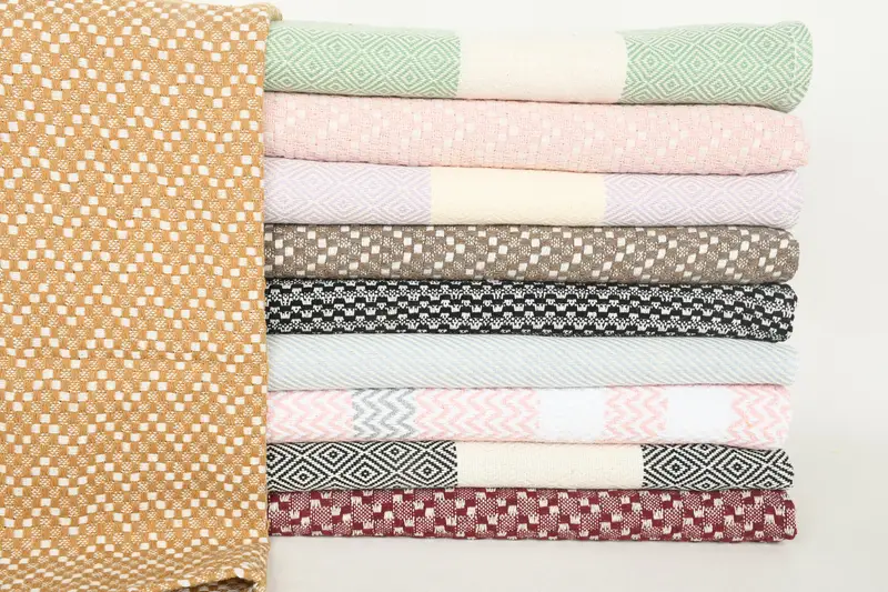 Custom Hand Towel, Kitchen Towel, Personalized Gifts, 36x18 Cotton Set of 10 Towel, Turkish Towel Monogram, House Warming Gift, Summer Towel - 1