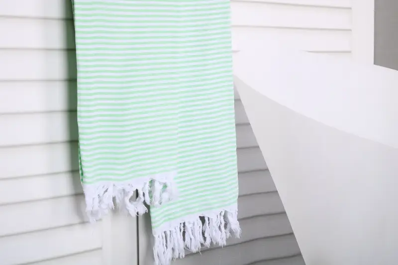 68x36 Cotton Striped Towel, Bachelorette Party Gifts Bridesmaids, Wedding Hand Made Gift, Monogram Turkish Towel, Christmas Gift, Soft towel - 8