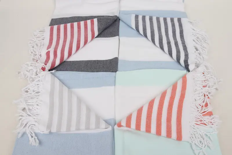 Thin towel, Home Decor Towel, Turkish bath towel, Girls Weekend Getaways Gifts, 70x40 Cotton Striped Towel, Bachelor Party Favors, Beach Towel Bulk - 6