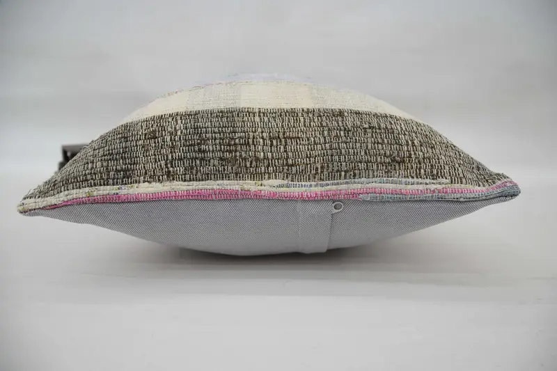 Vintage Kilim Throw Pillow, Bright Cushion Cover, 16x24 Purple Cushion Cover, Kilim Pillow Cover, Pillow Cover, Ethnical Kilim Rug Pillow - 6