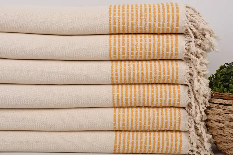 Lightweight Turkish towel, 70x36 Cotton Striped Towel, Custom Beach Towel, Wedding Gifts Towel, Personalized Wedding Gift For Couple, Pool Towels - 2