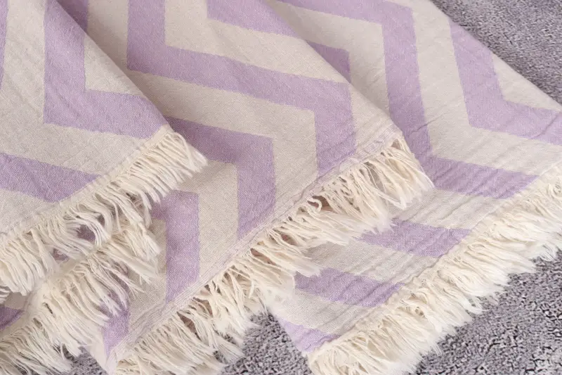 Christmas Favors, Turkish towel, Peshtemal Towel, Hammam Towel USA, 70x40 Cotton Zigzag Design Towel, Beach Theme Wedding Gift, Custom Gift - 5