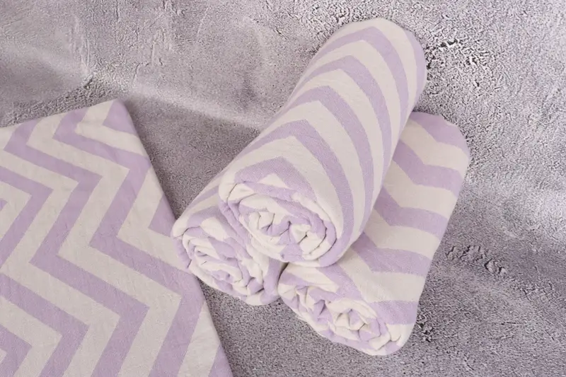 Christmas Favors, Turkish towel, Peshtemal Towel, Hammam Towel USA, 70x40 Cotton Zigzag Design Towel, Beach Theme Wedding Gift, Custom Gift - 8