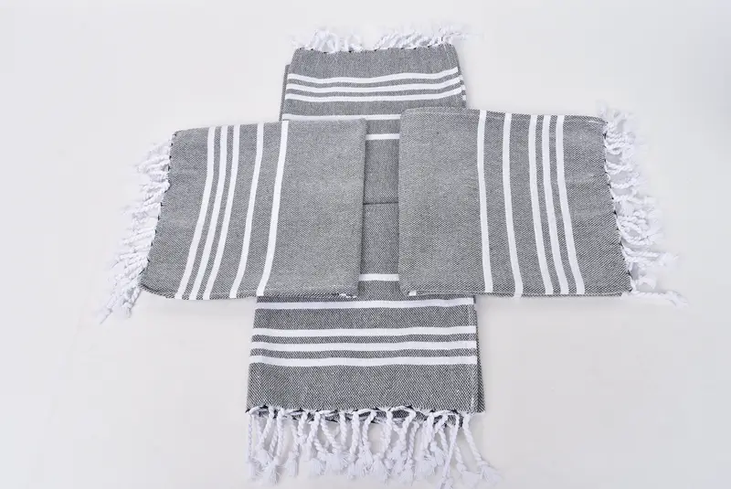 Personalized Wedding Gift For Couple, 38x18 Cotton Striped Towel, Travel Towel, Personalized Gift, Turkish Hand Towel, Monogram Kitchen Towel - 6