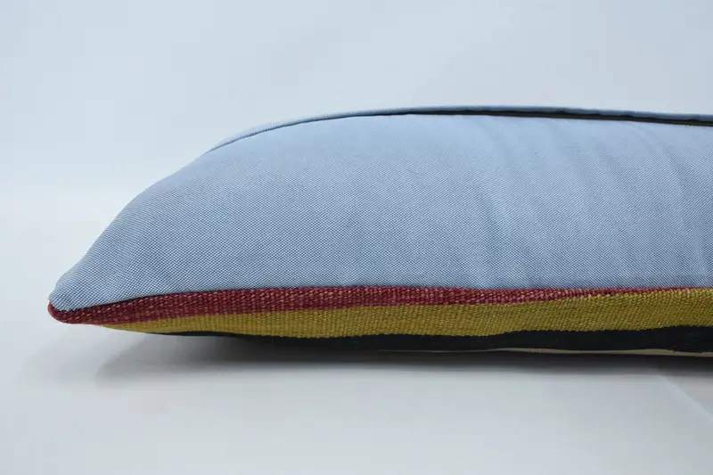 Handmade Kilim Cushion, 16x48 Beige Cushion Case, Cushion, Floor Pillow Sham, Decorative Throw Pillow Sham, Pillow for Couch, Boho Pillow Sham Cover - 6