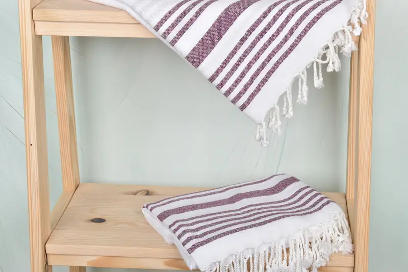 70x40 Cotton Striped Towel, Turkish Towel USA, Summer Gift, Quick-dry peshtemal, Gym Towel, Pool Towels, Bridal Shower Favor, Best Wedding Gift - 5
