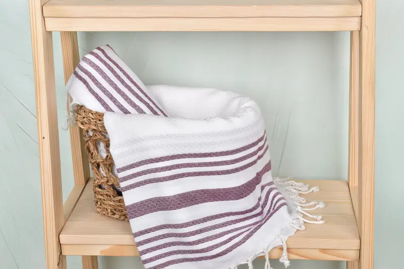70x40 Cotton Striped Towel, Turkish Towel USA, Summer Gift, Quick-dry peshtemal, Gym Towel, Pool Towels, Bridal Shower Favor, Best Wedding Gift - 4