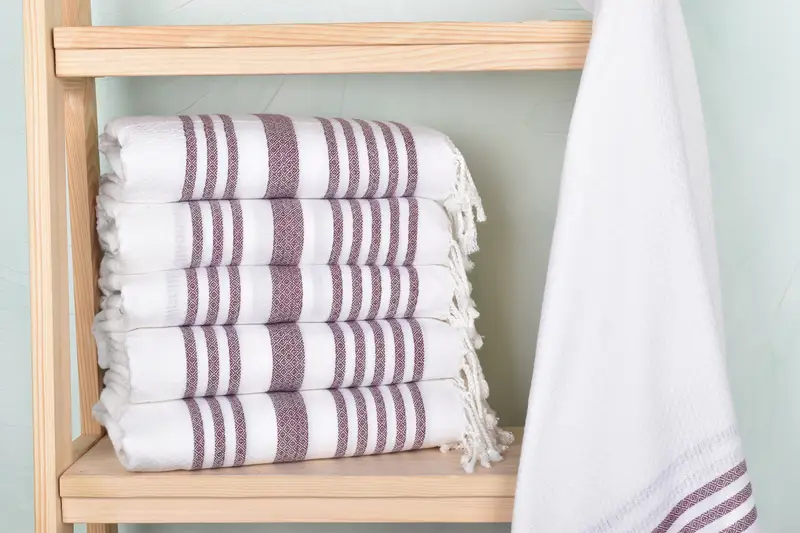 70x40 Cotton Striped Towel, Turkish Towel USA, Summer Gift, Quick-dry peshtemal, Gym Towel, Pool Towels, Bridal Shower Favor, Best Wedding Gift - 2