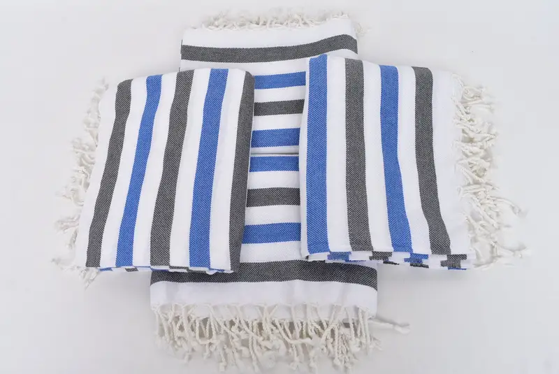 Bridesmaid Gifts Personalized, Bachelorette Party Gifts Bridesmaids, Organic Turkish towel, 64x36 Cotton Striped Towel, Best Friend Gift - 6