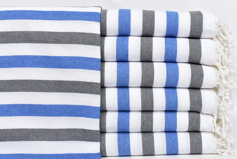 Bridesmaid Gifts Personalized, Bachelorette Party Gifts Bridesmaids, Organic Turkish towel, 64x36 Cotton Striped Towel, Best Friend Gift - 1