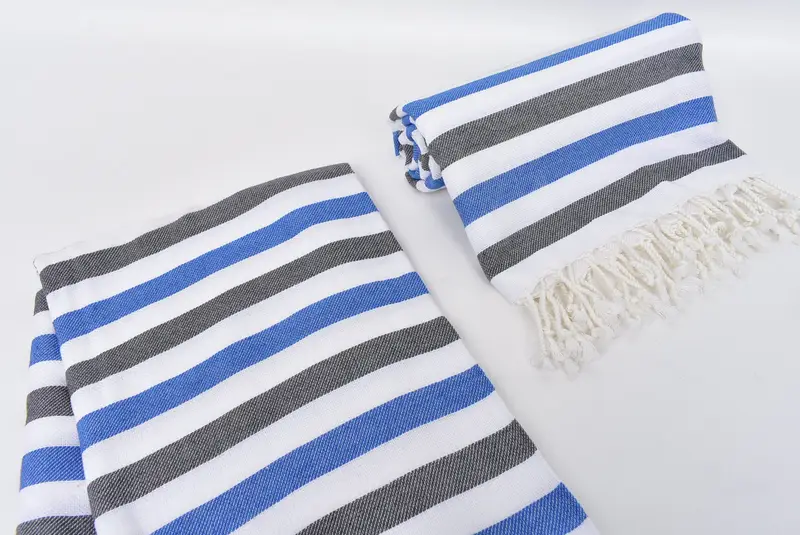 Bridesmaid Gifts Personalized, Bachelorette Party Gifts Bridesmaids, Organic Turkish towel, 64x36 Cotton Striped Towel, Best Friend Gift - 7