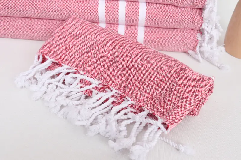 Custom Wedding Gift From Bridesmaid, Small Towel, Bridesmaid Gifts, Bathroom Towels, Small Bath Towels, Handmade Gift, 40x20 Cotton Striped Towel - 4