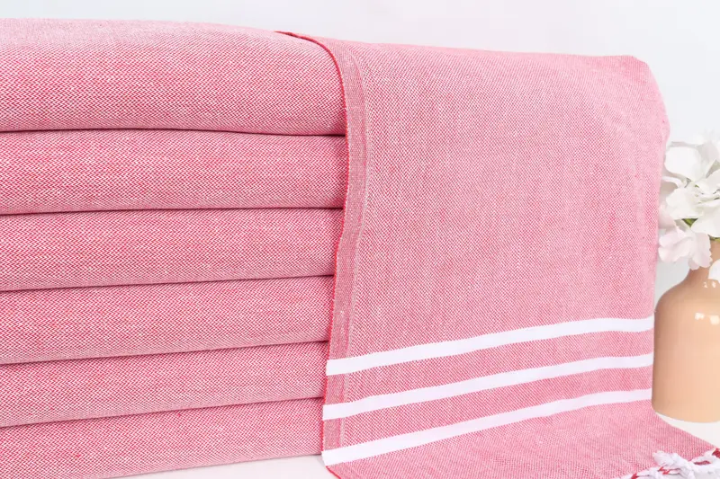 Custom Wedding Gift From Bridesmaid, Small Towel, Bridesmaid Gifts, Bathroom Towels, Small Bath Towels, Handmade Gift, 40x20 Cotton Striped Towel - 2