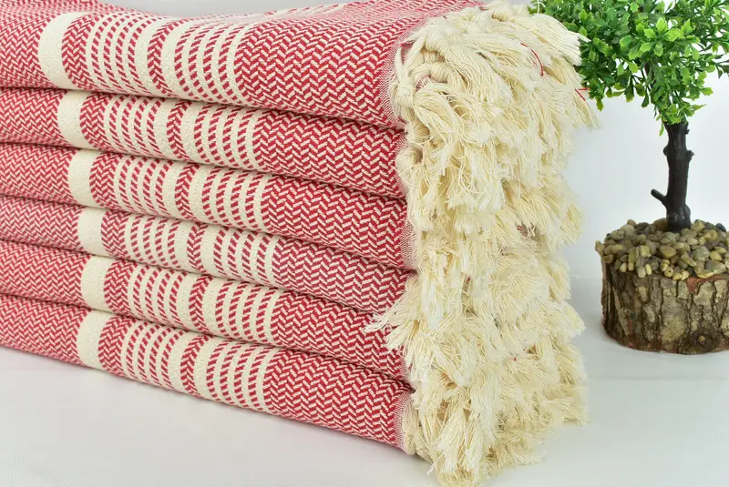 Thin towel, Baby Boy Gift, Beach Towel Bulk, 70x40 Cotton Striped Towel, Handmade Gift, Best spa Turkish towel for luxury home decor, Spa Gift Towel - 3