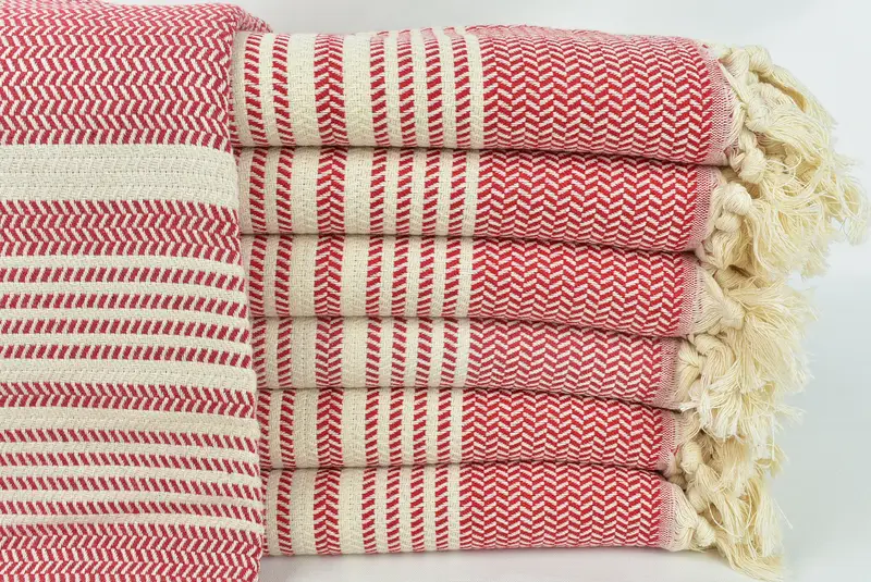 Thin towel, Baby Boy Gift, Beach Towel Bulk, 70x40 Cotton Striped Towel, Handmade Gift, Best spa Turkish towel for luxury home decor, Spa Gift Towel - 1