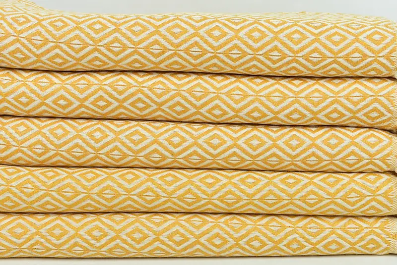Peshtemal Towel, Custom Wedding Towel, Girl Trip Party Favor, Cotton towel, 70x40 Cotton Diamond Towel, Custom Beach Towel, House Warming Gift - 2