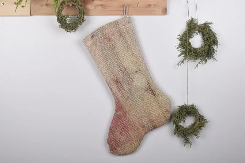 19-Zoll-Weihnachtsornament-Musterstrumpf, festlicher Weihnachtsstrumpf