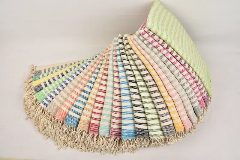 Customized Towels, Housewarming Gift, Beach Size Towel, Best Beach Towel, 70x40 Cotton Chevron Towel, Beach Towel Bulk, Wedding Gifts Towel - 4