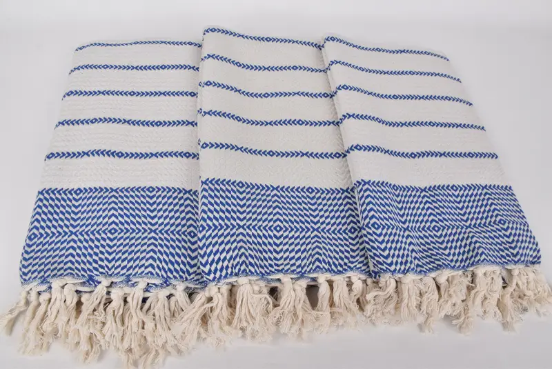 Handwoven Turkish Towel, Lightweight Turkish towel, Mother Of The Groom Gift, Bachelorette Party Gift, Hammam towel, 80x40 Cotton Diamond Towel - 7